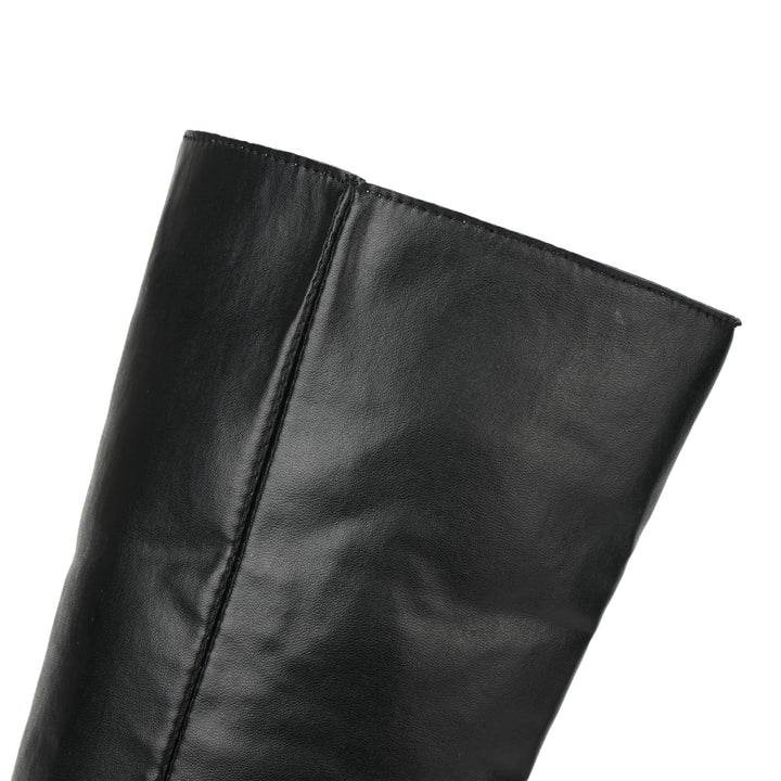 Worldnorse Women Mid Calf 60s Retro Cowboy Boots