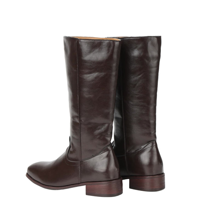 WorldNorse Women Mid Calf 60s Retro Cowboy Boots  - image 3
