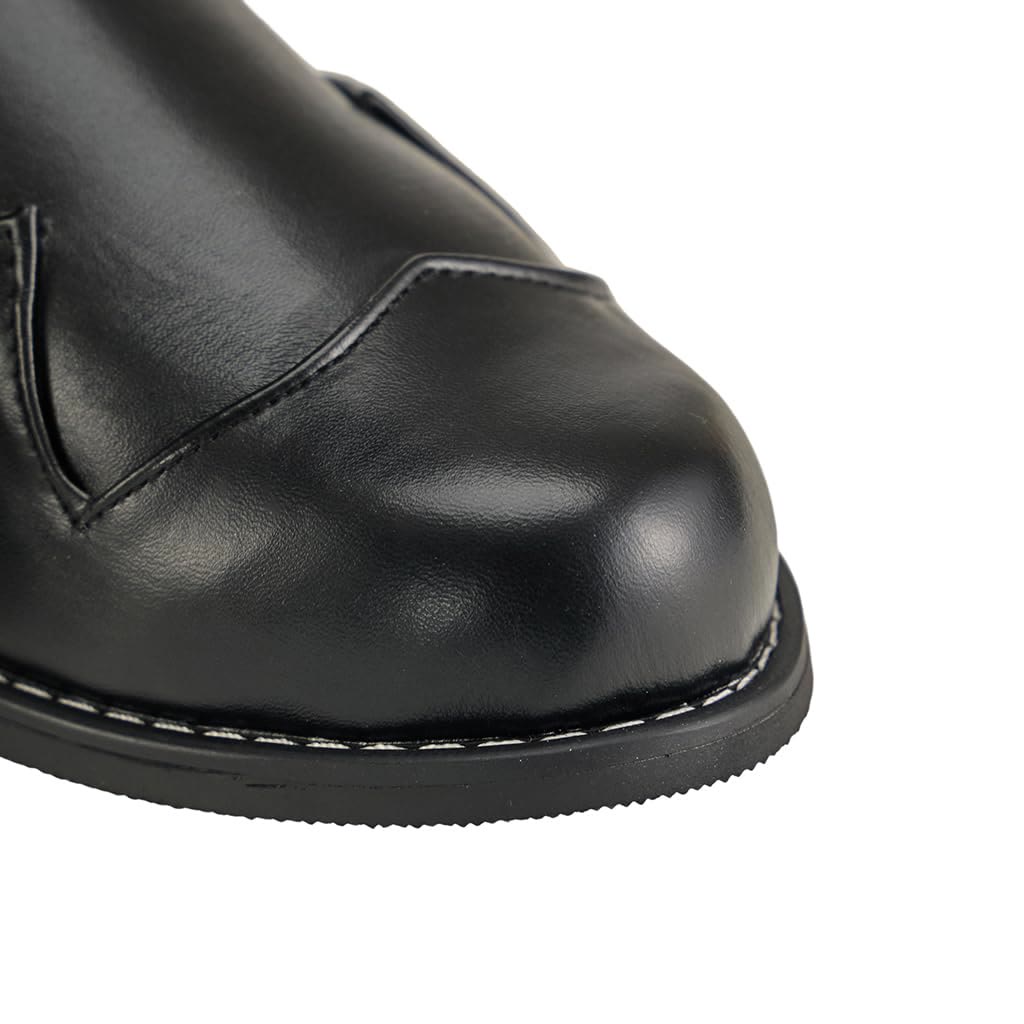 WorldNorse Men's Mid Calf Gothic Flat Jazz Boots - image 5