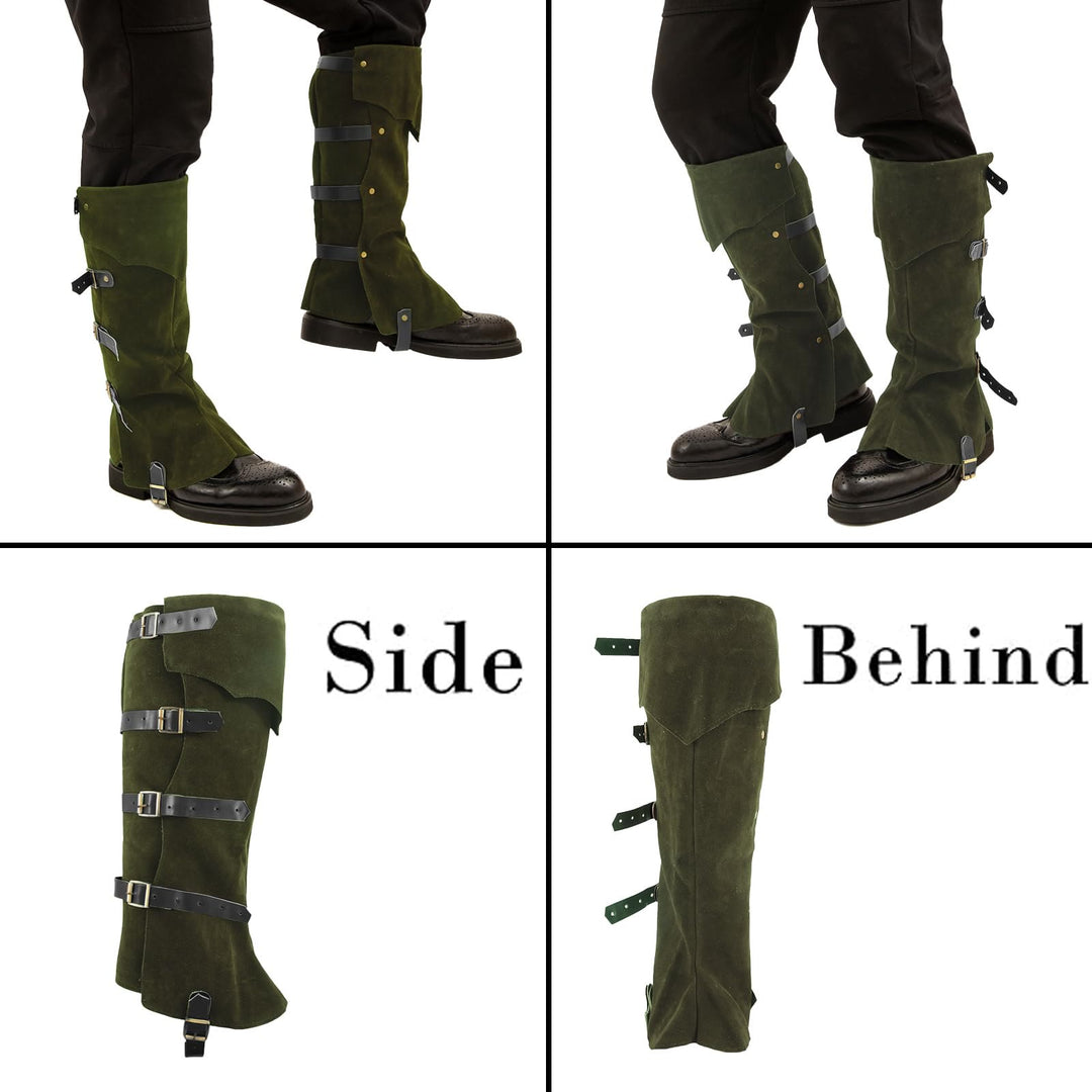 WorldNorse Viking Armor Leg Gaiters Boots Cover - image 10