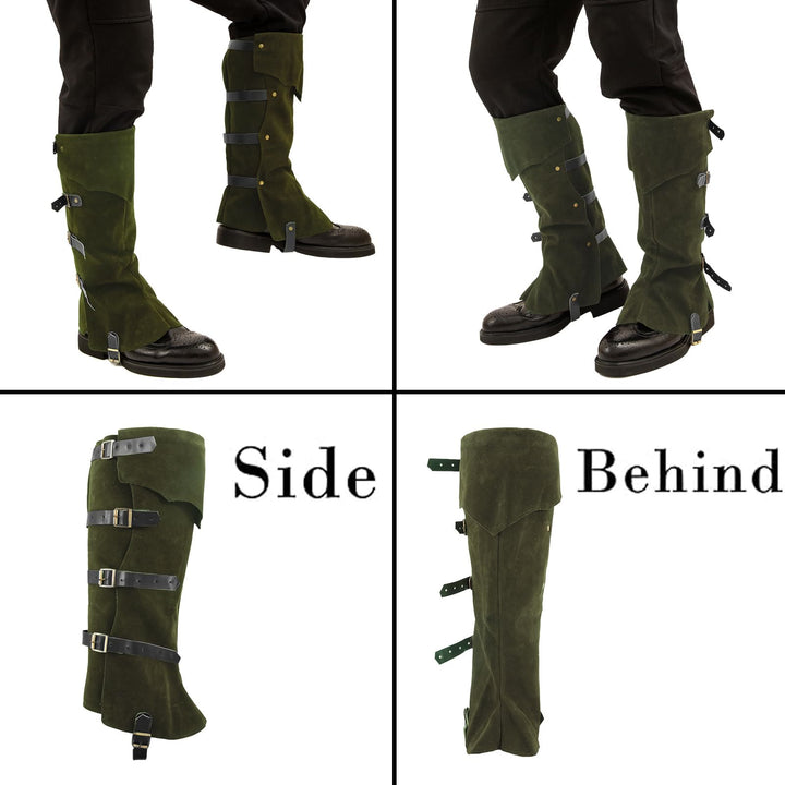 WorldNorse Viking Armor Leg Gaiters Boots Cover - image 10