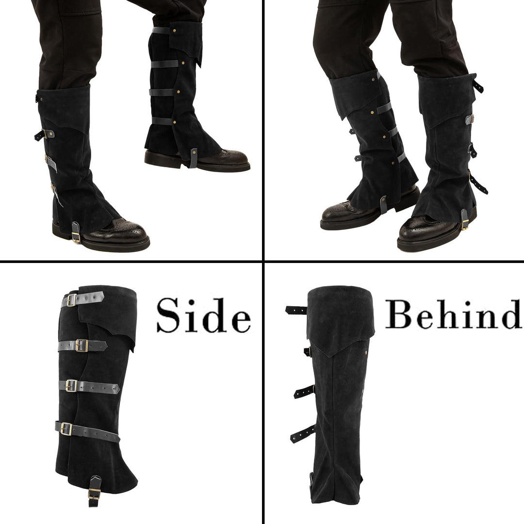 WorldNorse Viking Armor Leg Gaiters Boots Cover - image 4