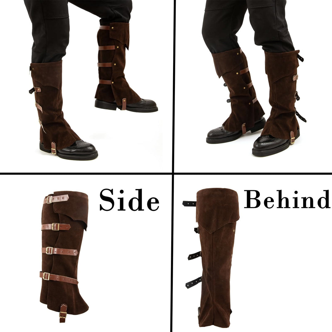 WorldNorse Viking Armor Leg Gaiters Boots Cover - image 16