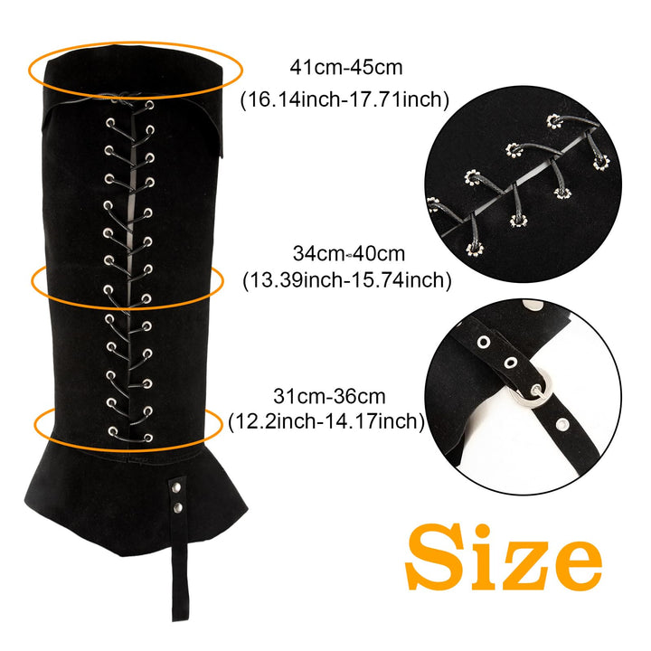 WorldNorse Medieval Tops With Studs Boots Cover - image 7