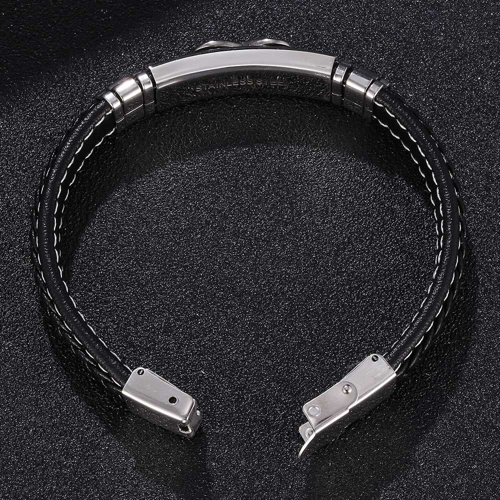 WorldNorse Infinity Eight Leather Bracelet - image 2