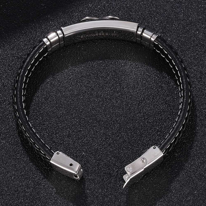 WorldNorse Infinity Eight Leather Bracelet - image 2