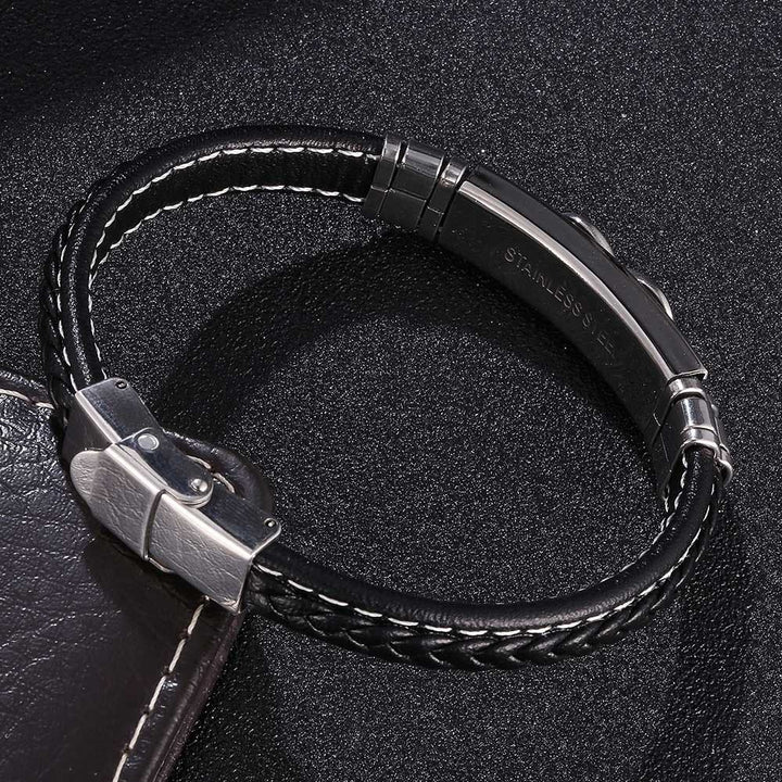 WorldNorse Infinity Eight Leather Bracelet - image 1