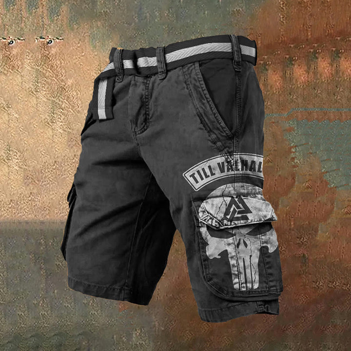 WorldNorse Till Valhalla Valknut Cargo Shorts - US/UK/AU50，EU60 (5XL) - image 1