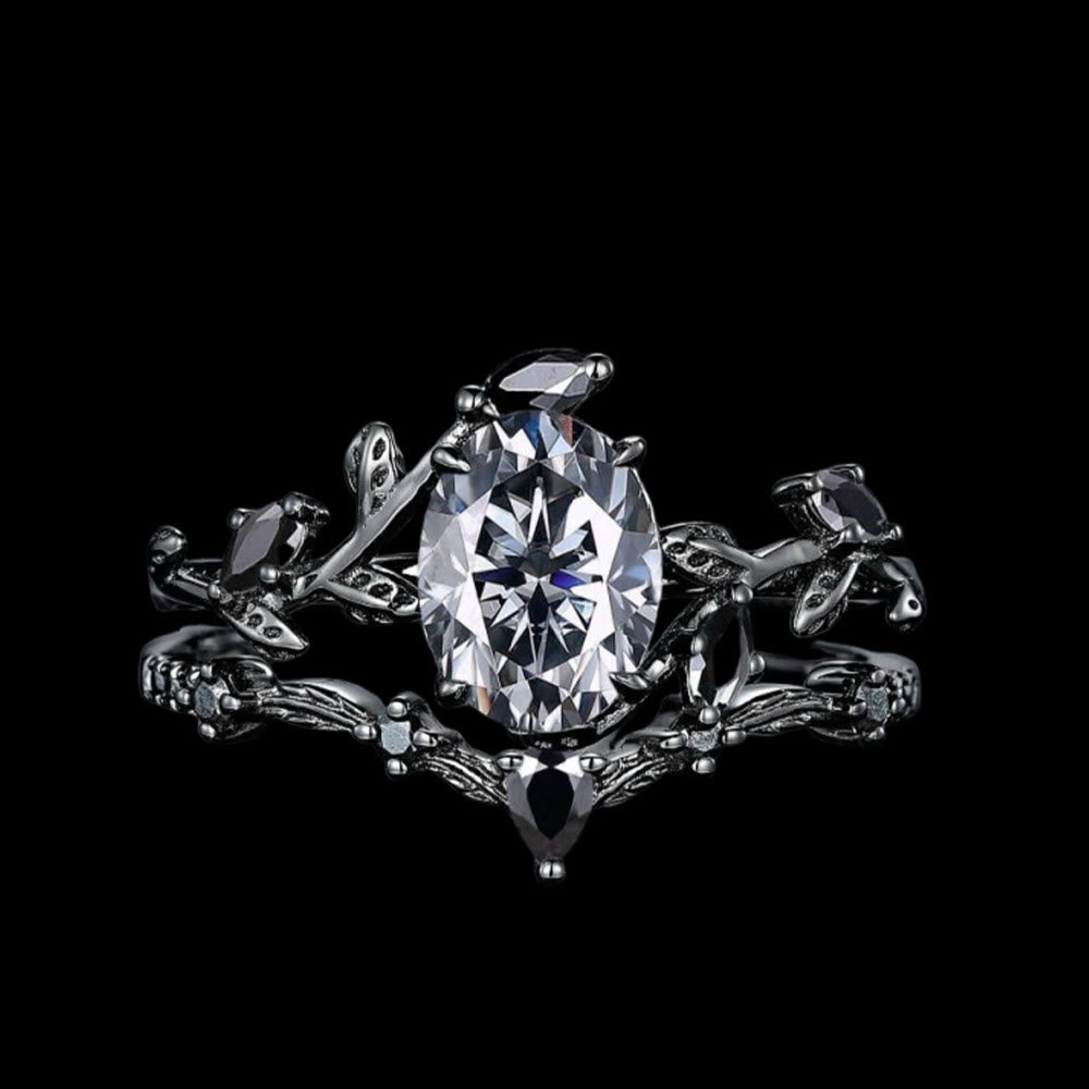 WorldNorse Valkyrie's Radiance Moissanite Ring - UK Size T1/2（US 10） - image 1