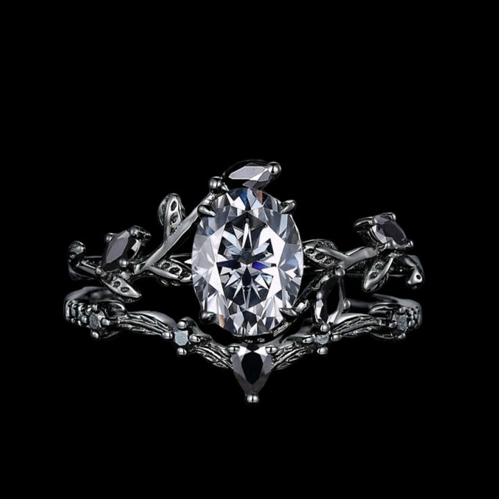 WorldNorse Valkyrie's Radiance Moissanite Ring - UK Size T1/2（US 10） - image 0