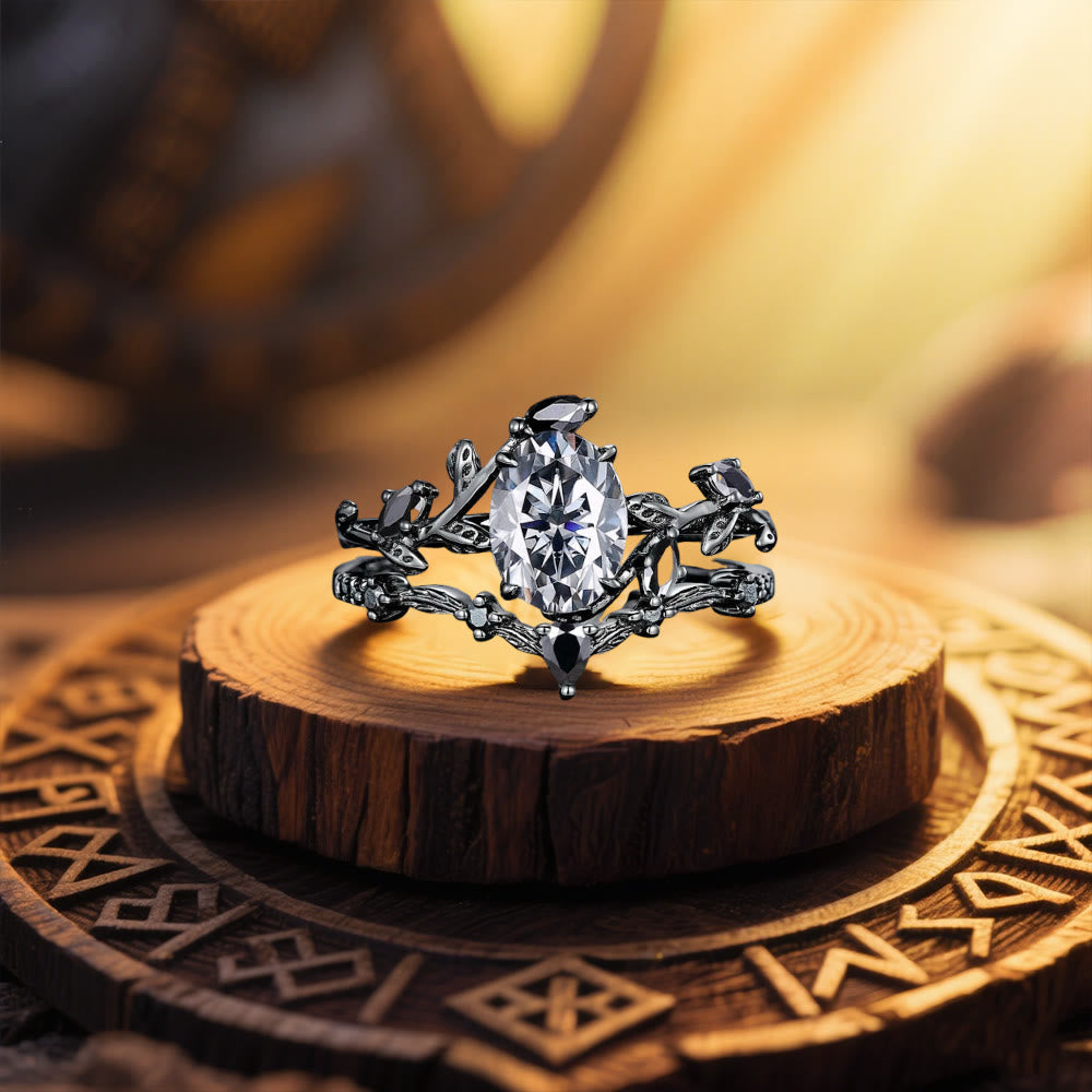 WorldNorse Valkyrie's Radiance Moissanite Ring - image 5
