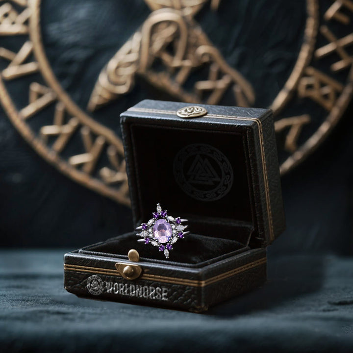 WorldNorse Eir's Grace Healing Crystal Ring - image 5