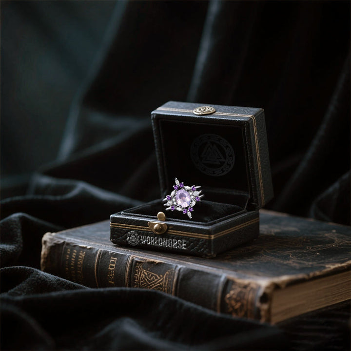 WorldNorse Eir's Grace Healing Crystal Ring - image 4