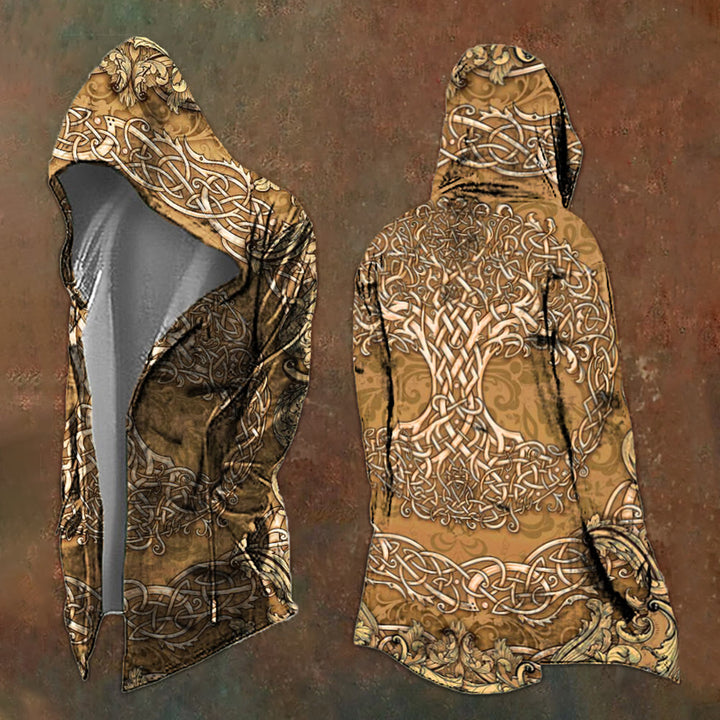WorldNorse Mystic Tree Of Life Celtic Hooded Jacket - US/UK/AU48，EU58 (4XL) - image 0