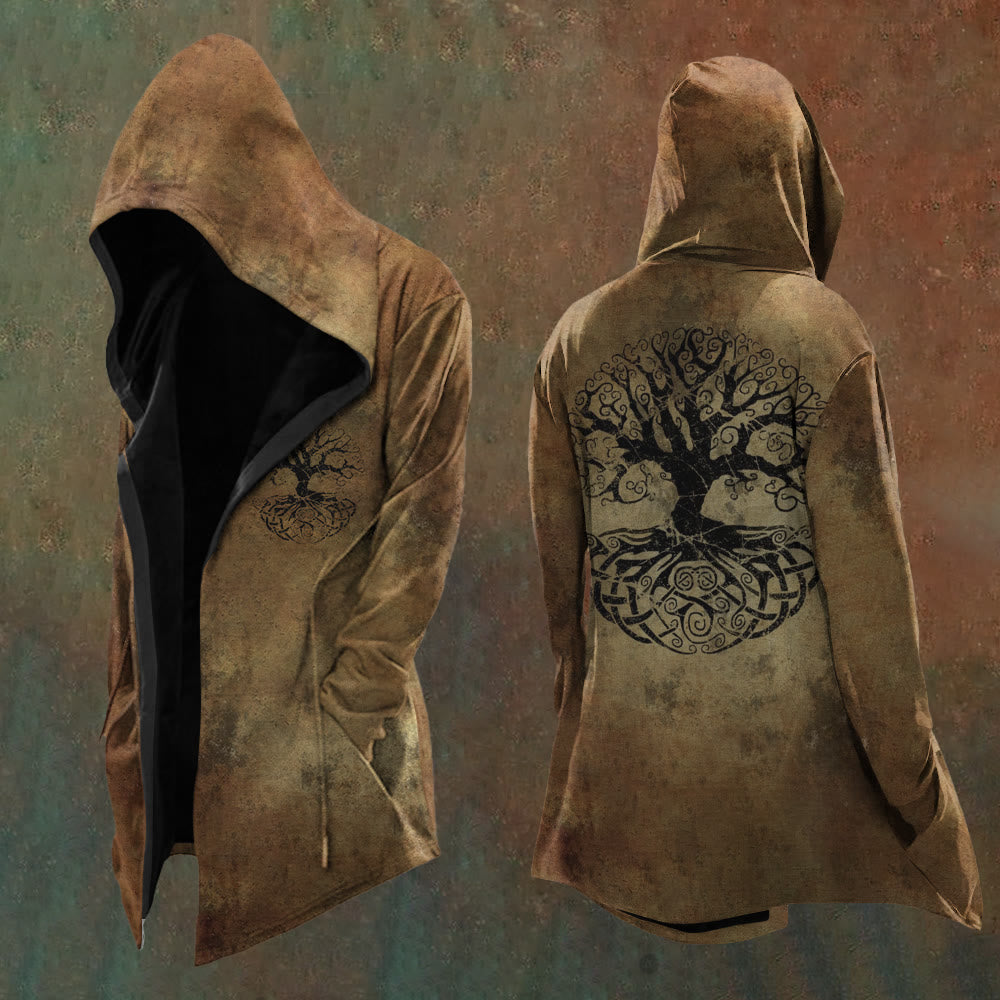 WorldNorse Yggdrasil Totem Art Hooded Jacket - US/UK/AU48，EU58 (4XL) - image 1