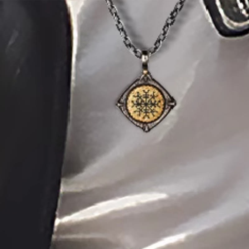 WorldNorse 925 Sterling Silver Helm Of Awe Necklace - image 7