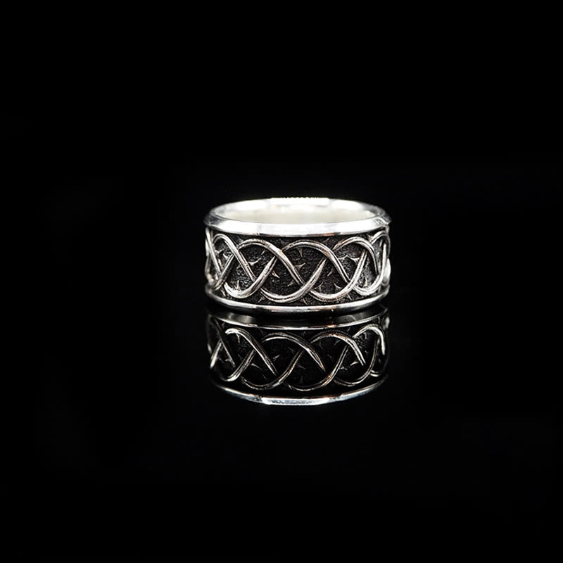 WorldNorse 925 Sterling Silver Thorn Crown Ring - UK Size V1/2（US 11） - image 1