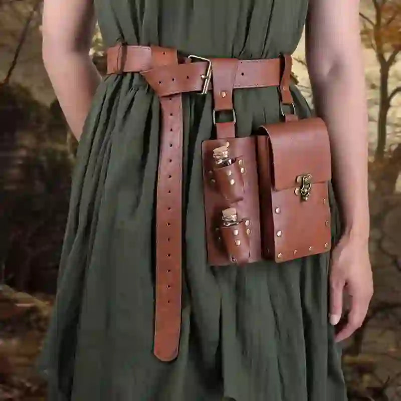 WorldNorse Vintage Potion Bottle Waist Bag & Belt - image 2