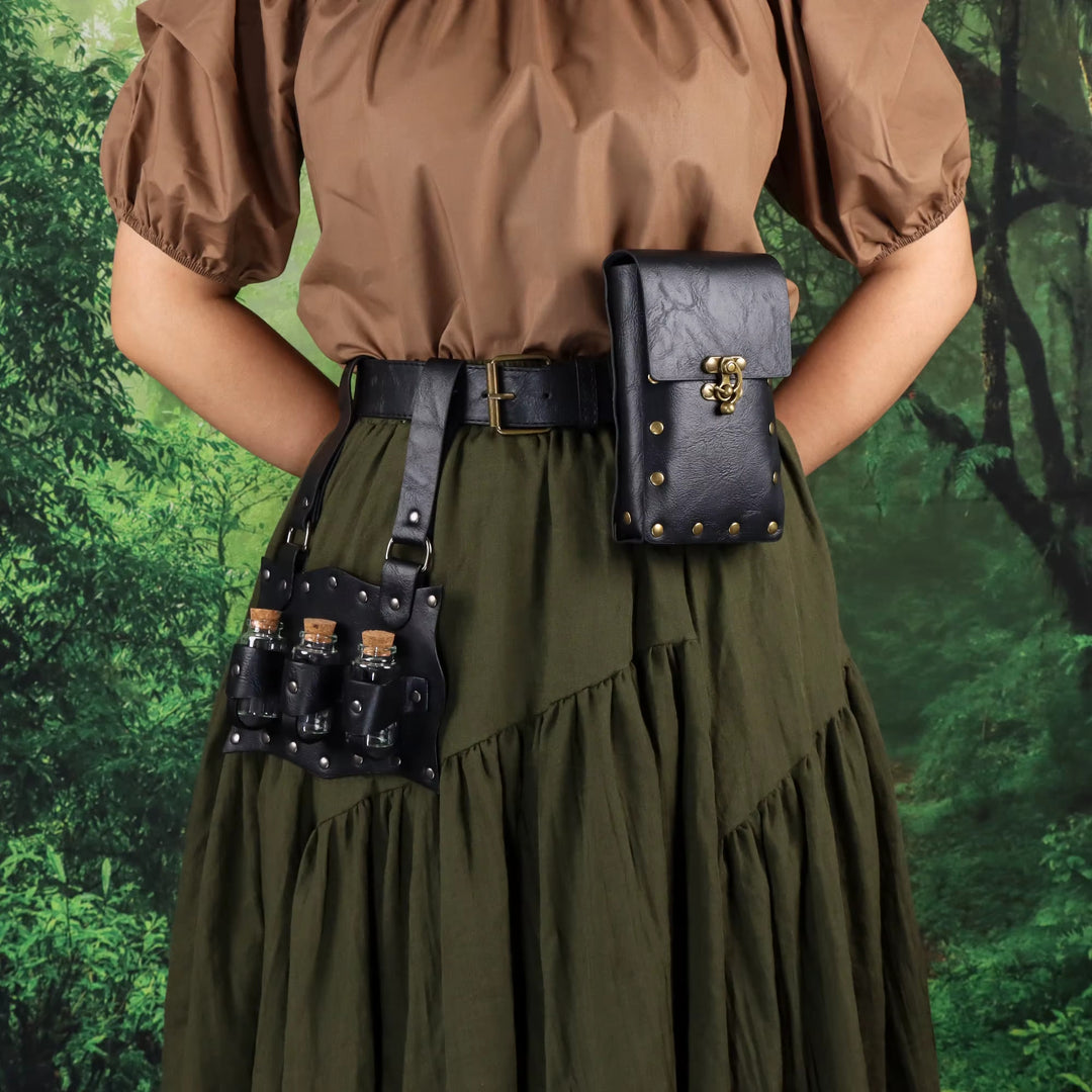 WorldNorse Alchemy Fantasy Potion Belt Pouch Bag - image 6