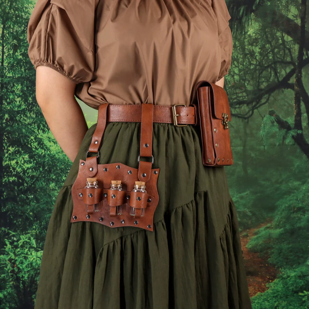WorldNorse Alchemy Fantasy Potion Belt Pouch Bag - image 2