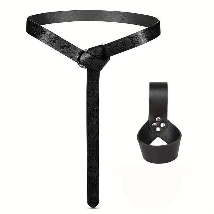 WorldNorse Medieval Knight Viking Sword Belt Sheath - image 13