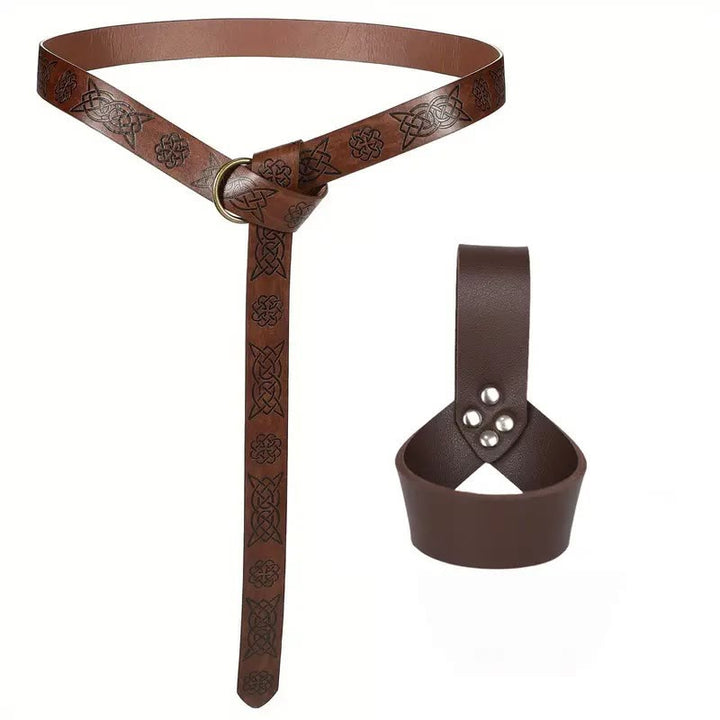 WorldNorse Medieval Knight Viking Sword Belt Sheath - image 11