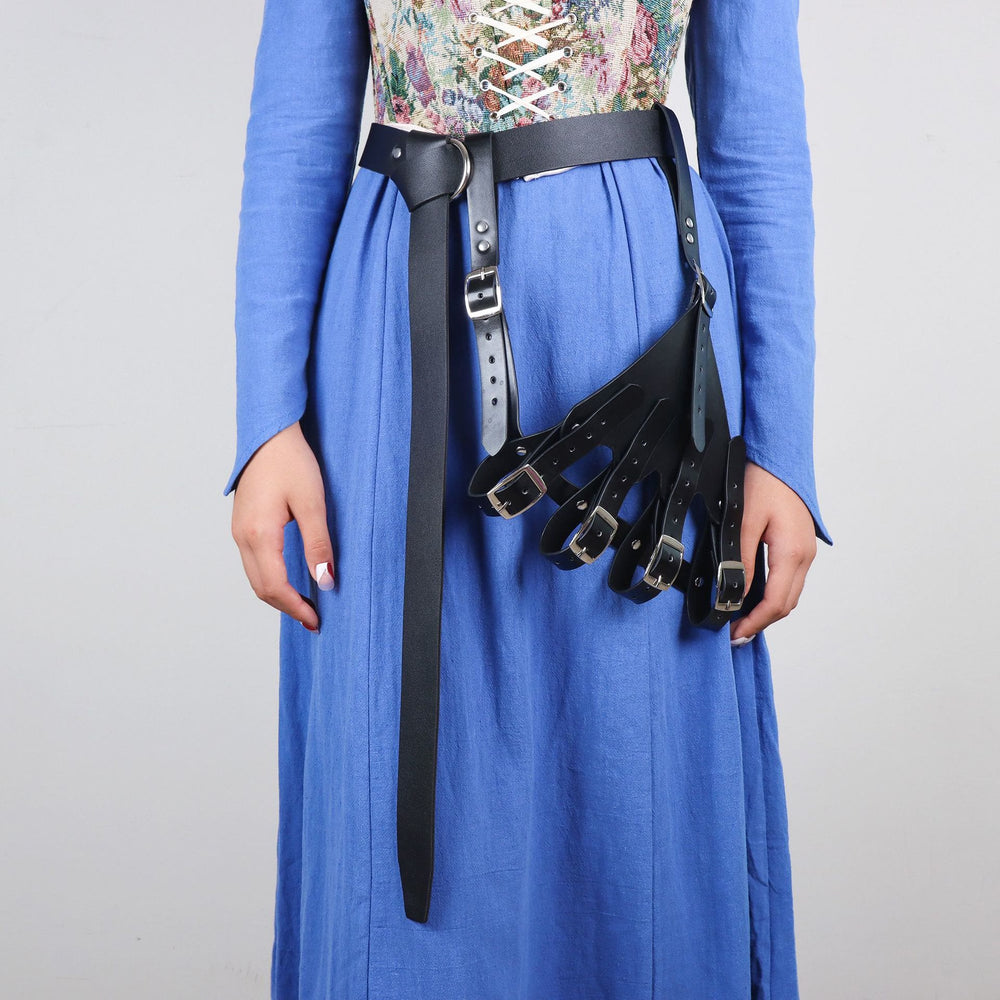 WorldNorse Gothic Pirate Role Play Leathe Sword Belt Sheath - image 1