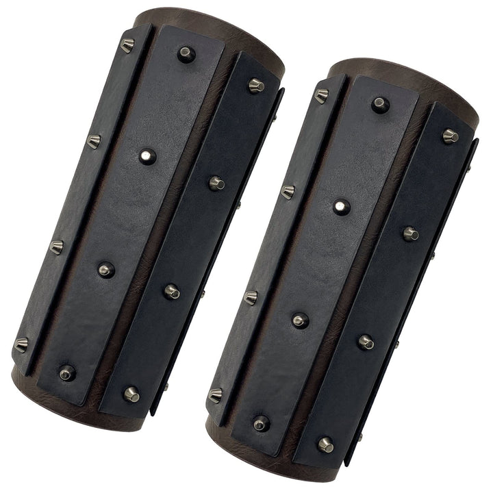 WorldNorse Gothic Rivets Lace Up Arm Bracers - image 8