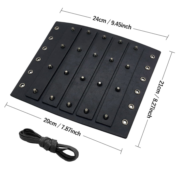 WorldNorse Gothic Rivets Lace Up Arm Bracers - image 17