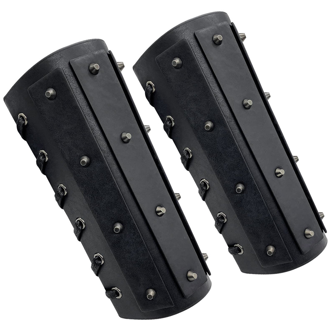 WorldNorse Gothic Rivets Lace Up Arm Bracers - image 14