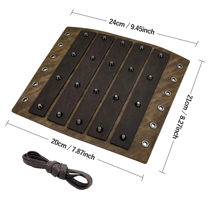 WorldNorse Gothic Rivets Lace Up Arm Bracers - image 5