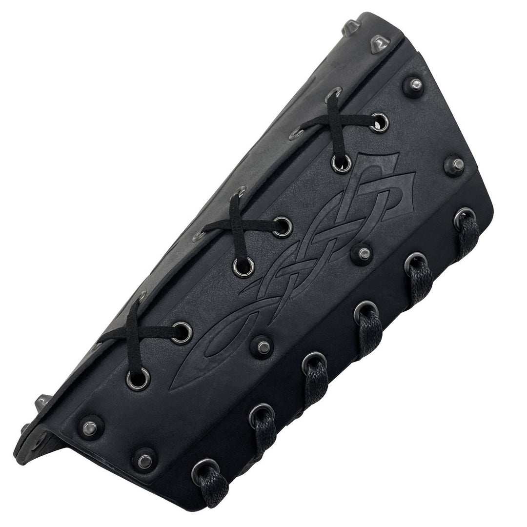 WorldNorse Viking Warrior Bucket Spike Lace Up Arm Bracers - image 4
