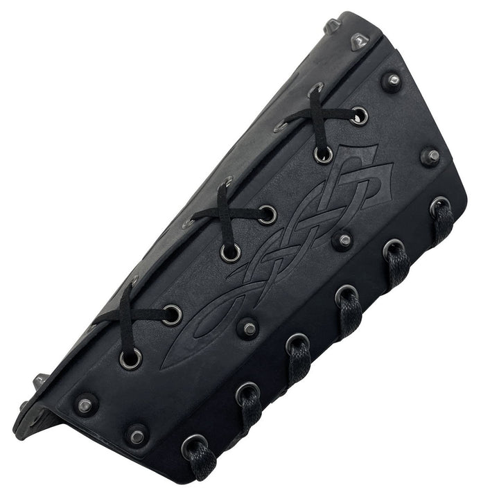 WorldNorse Viking Warrior Bucket Spike Lace Up Arm Bracers - image 4