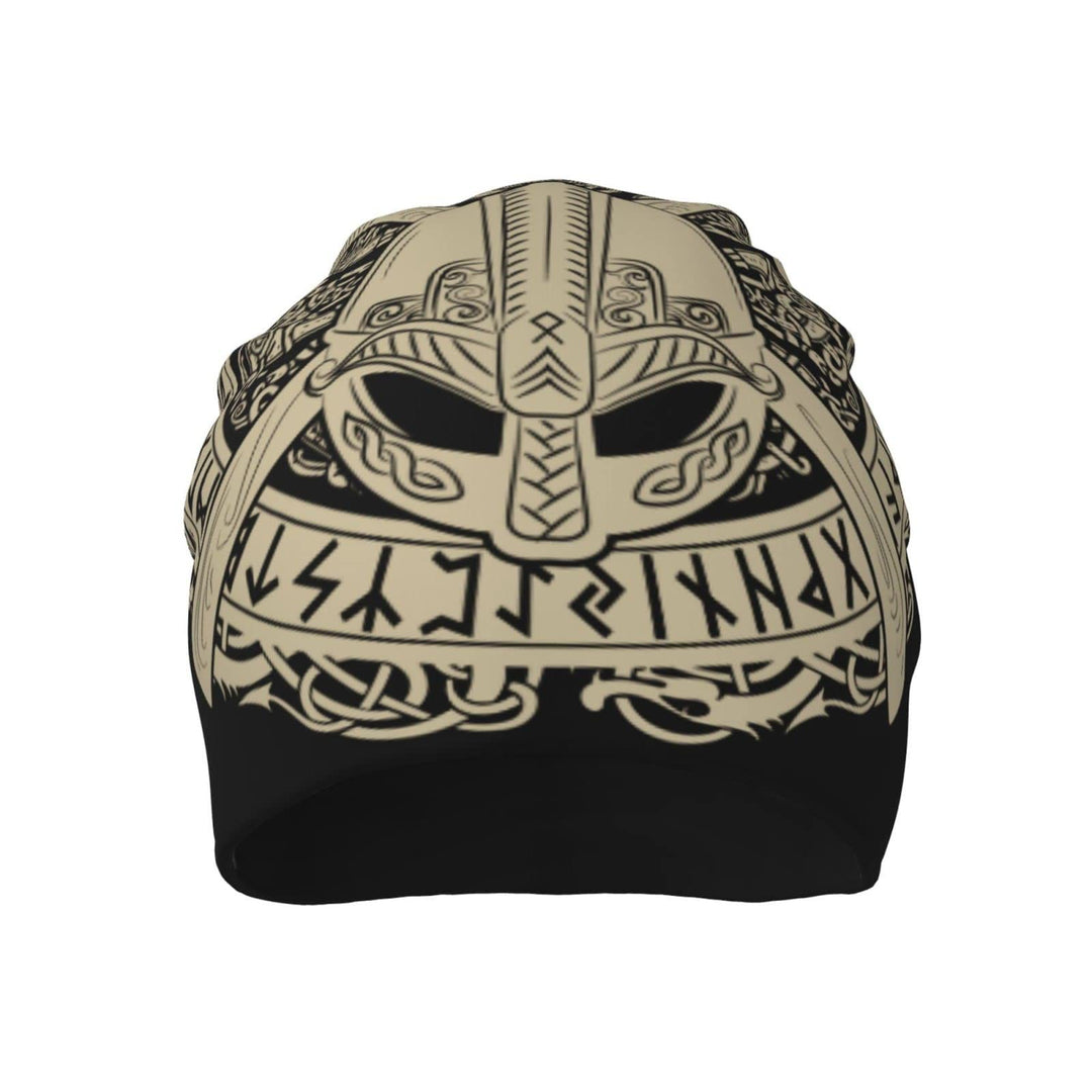 WorldNorse Viking Axe Rune Helm Beanie - image 3