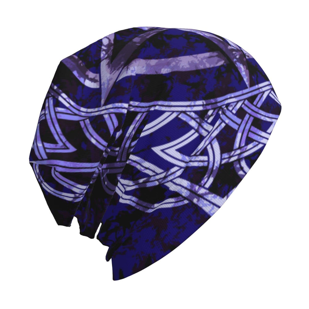 WorldNorse Celtic Knot Purple Pentagram Beanie - image 2