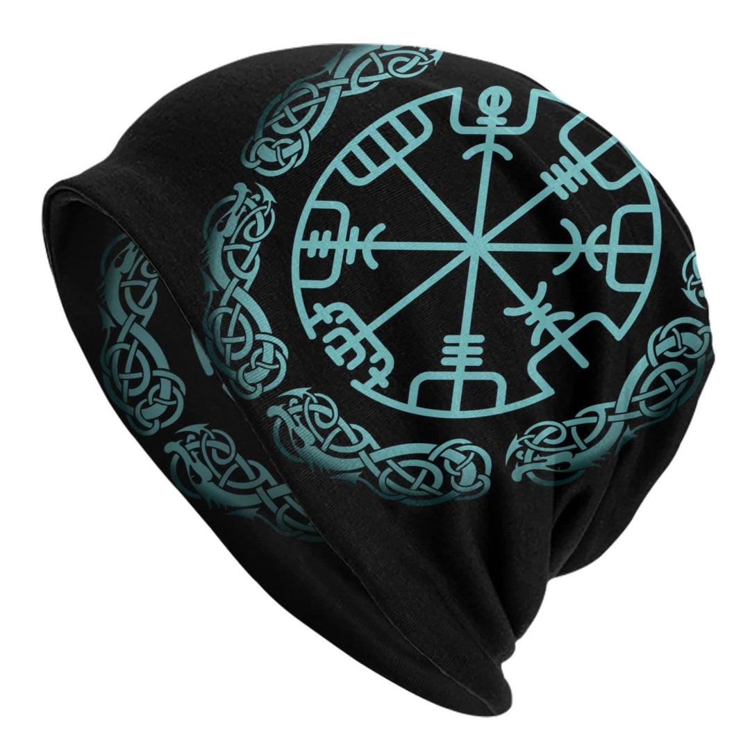 WorldNorse Vegvisir Black Beanie - Vegvisir - image 1
