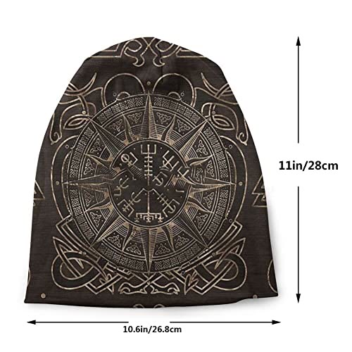 WorldNorse Vegvisir Celtic Knot Compass Beanie - image 1