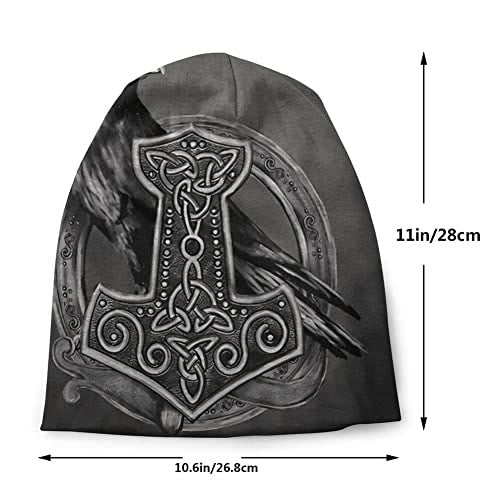 WorldNorse Viking Mjolnir Celtic Knot Beanie - image 1