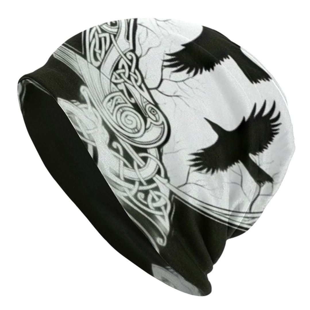 WorldNorse Viking Mythology Black Raven Beanie - Raven - image 1