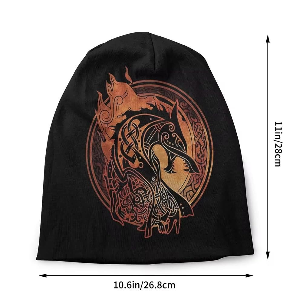 Worldnorse Norse Dragon Celtic Knot Beanie