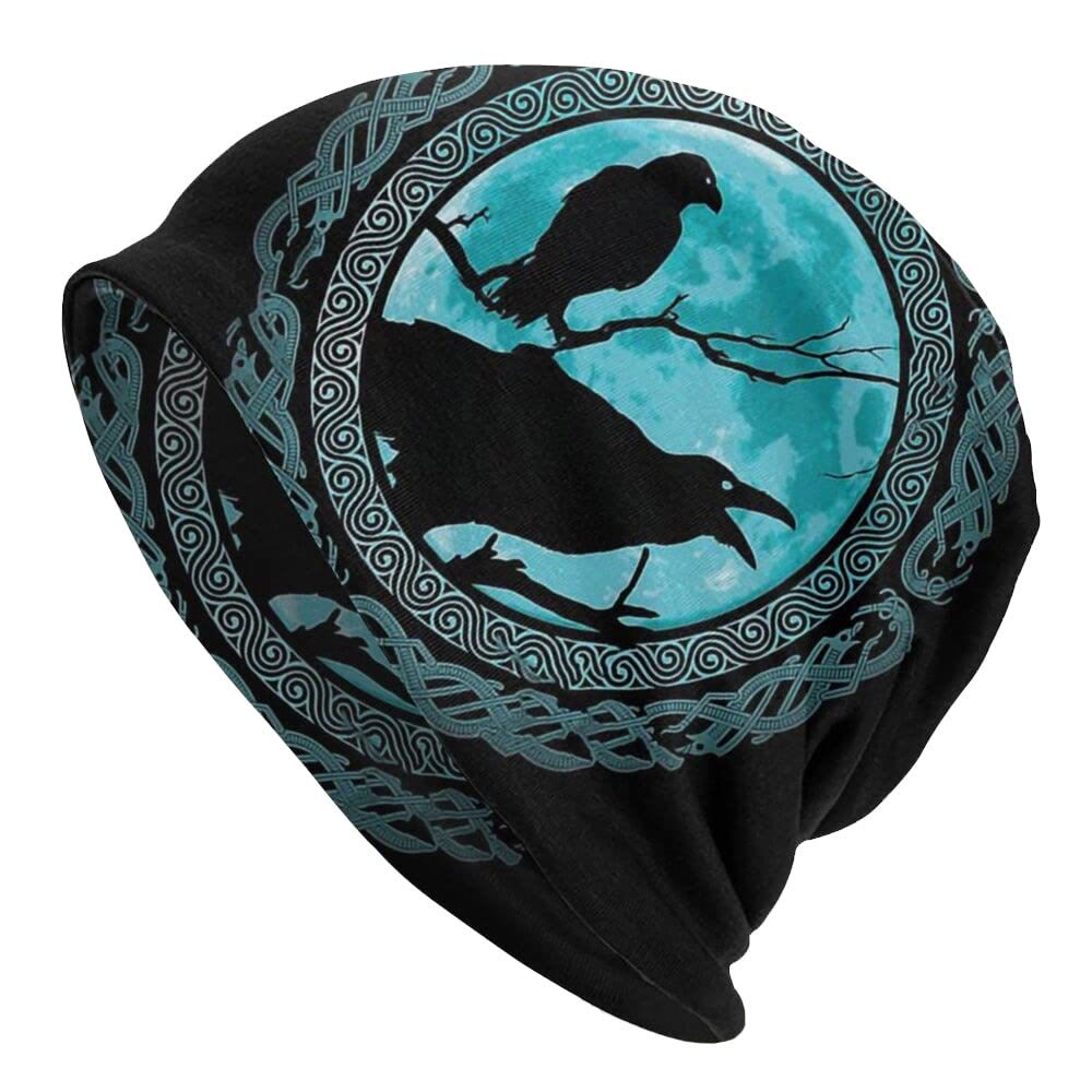 WorldNorse Raven Celtic Knot Beanie  - Raven - image 0