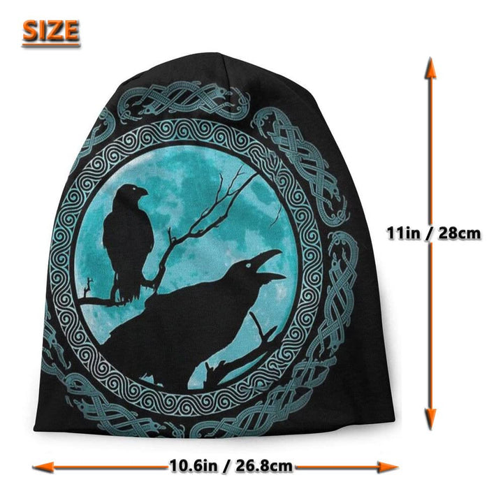 Worldnorse Raven Celtic Knot Beanie