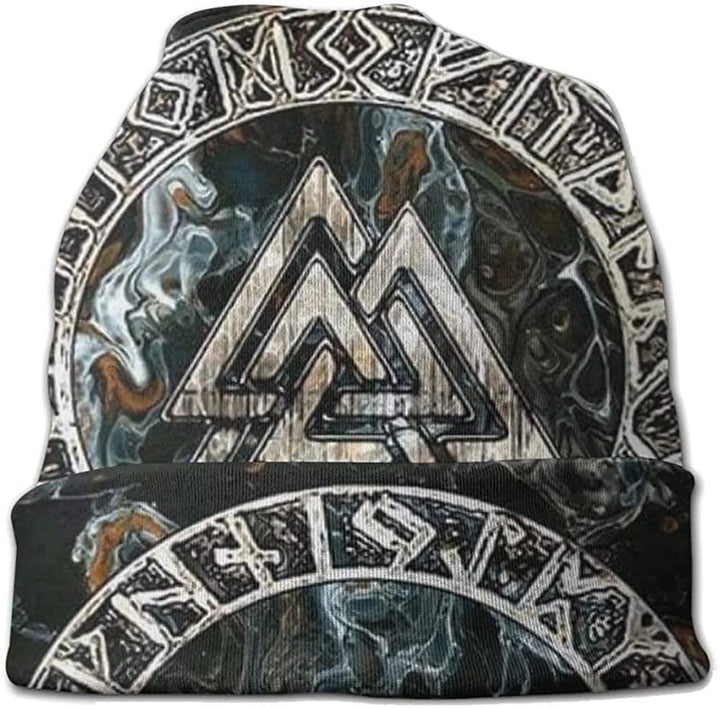 Worldnorse Odin Valknut Rune Beanie