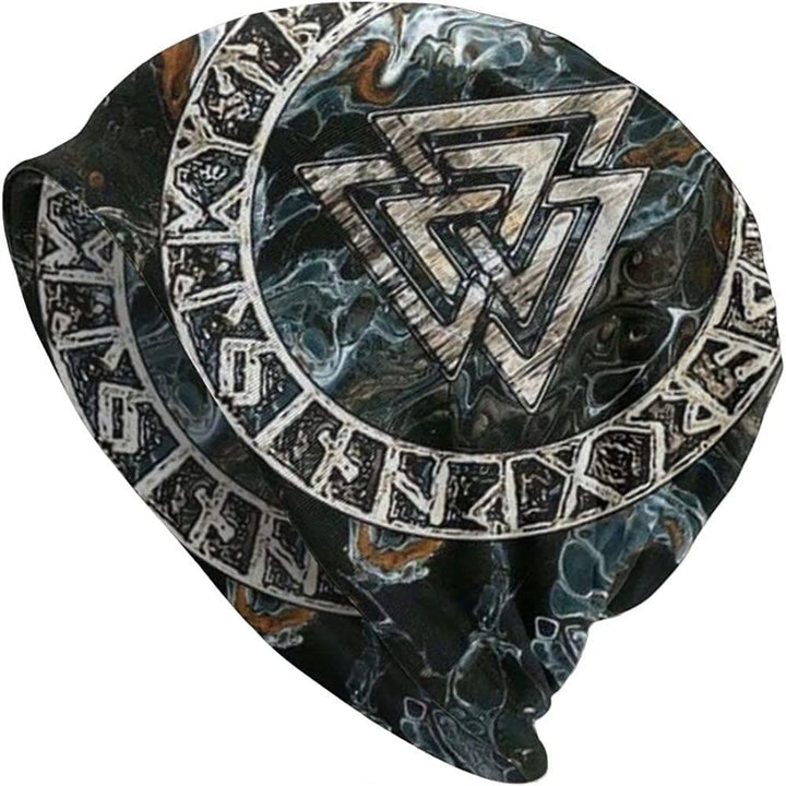 Worldnorse Odin Valknut Rune Beanie