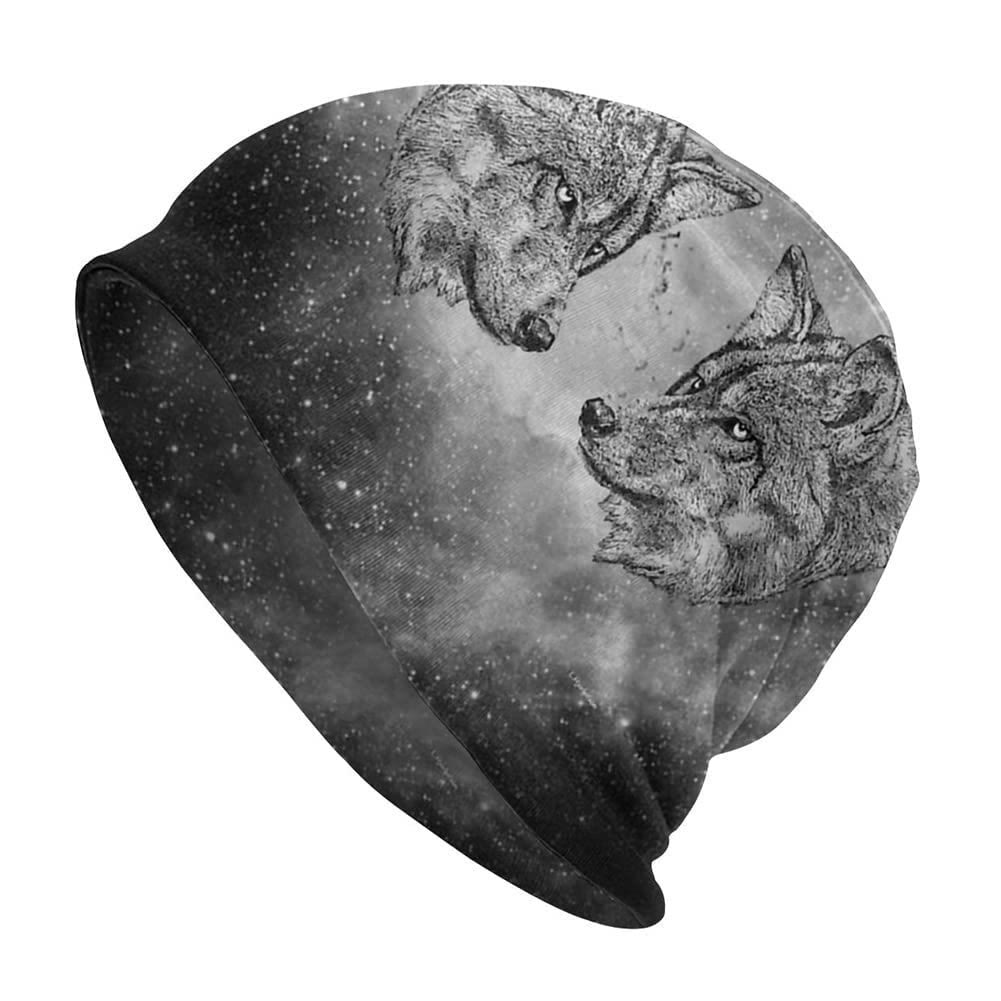 WorldNorse Viking Wolves Gray Beanie  - Wolves - image 0