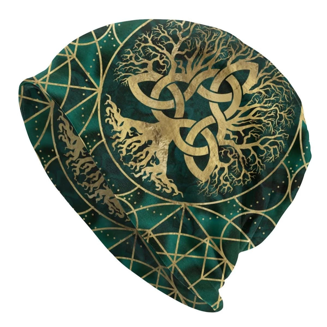 WorldNorse Tree Of Life Triquetra Beanie  - Triquetra - image 1