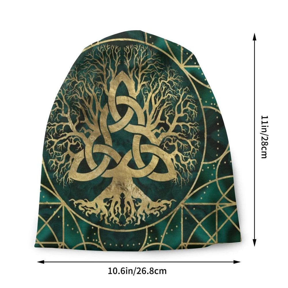 WorldNorse Tree Of Life Triquetra Beanie  - image 2