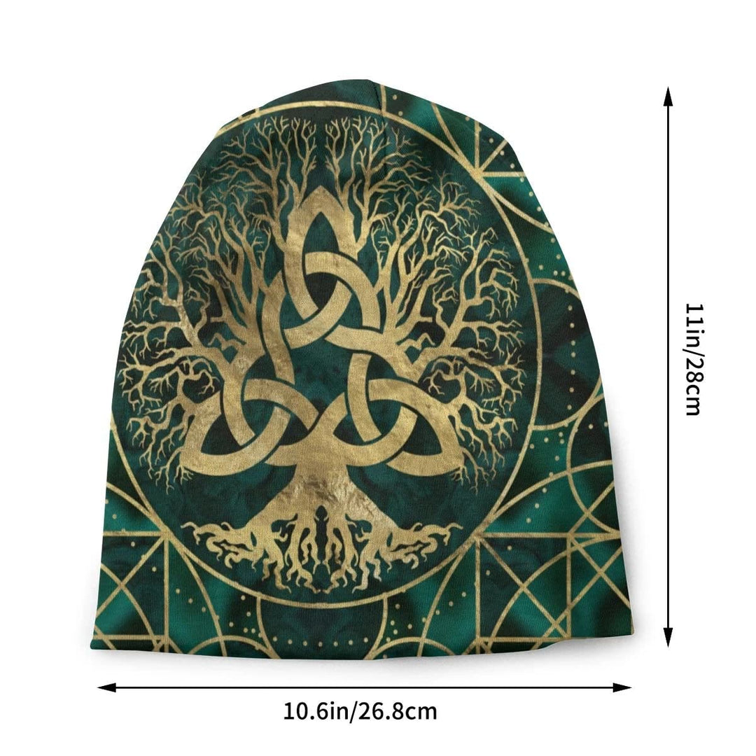 WorldNorse Tree Of Life Triquetra Beanie  - image 1