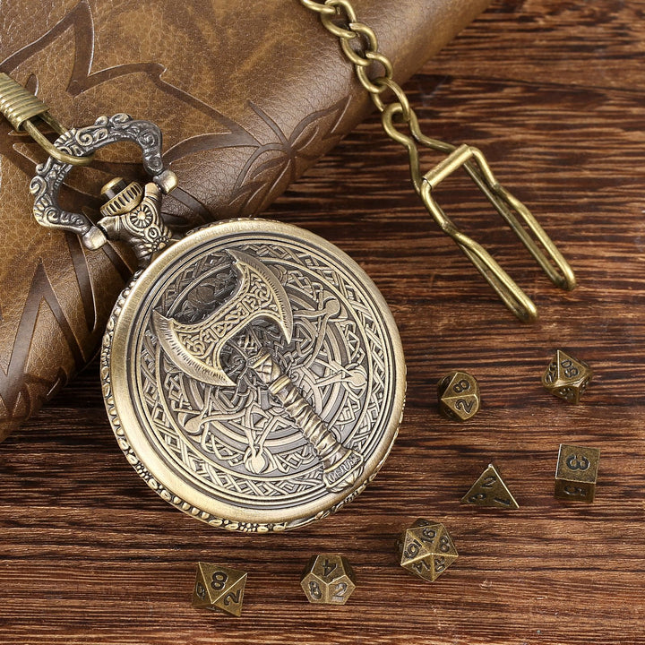 WorldNorse Viking Axe Three Dimensional Dice Waist Chain - image 1