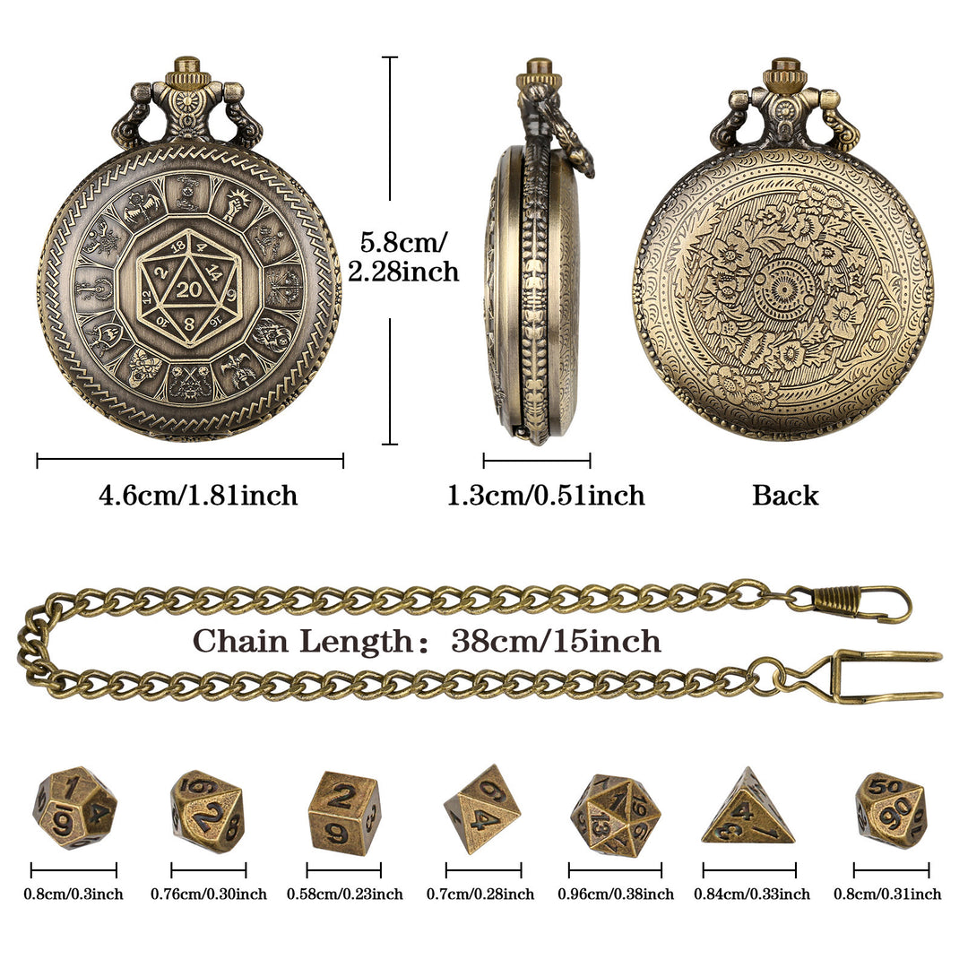 WorldNorse Geometric Mini Dice Set Waist Chain - image 5